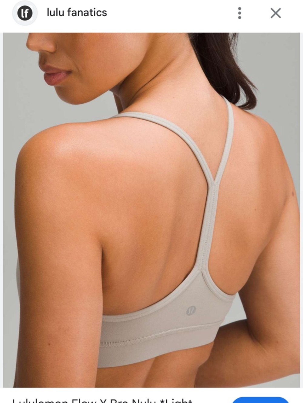Lululemon Flow Y Bra Size 8